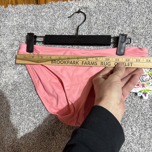 Becca Bikini Bottoms Womens Size Small Chic Minimalist Retro Swimwear Y2K Style - Picture 4 of 8